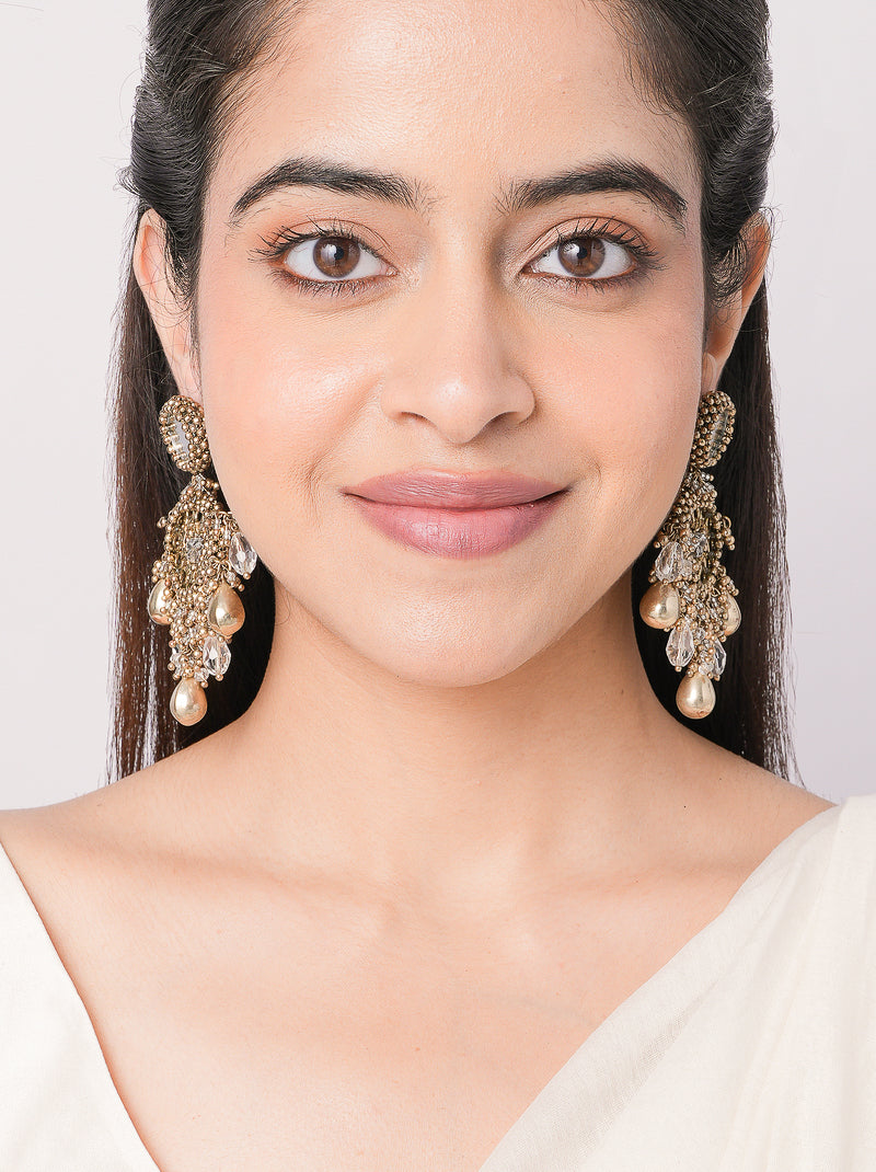 Aalia Antique Mirror Earrings