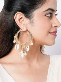 Aarana Shell Hoops Earrings