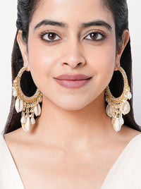 Aarana Shell Hoops Earrings