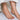 Aditi Minimal Design Anklet in gold tone by Vaidaan Delicate handcrafted minimal anklet pair for women by Vaidaan