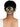 Model wearing Anuradha Metallic Bun Accessory featuring layered concentric brass circles with a floral centrepiece in a contemporary gold tone hair bun design.