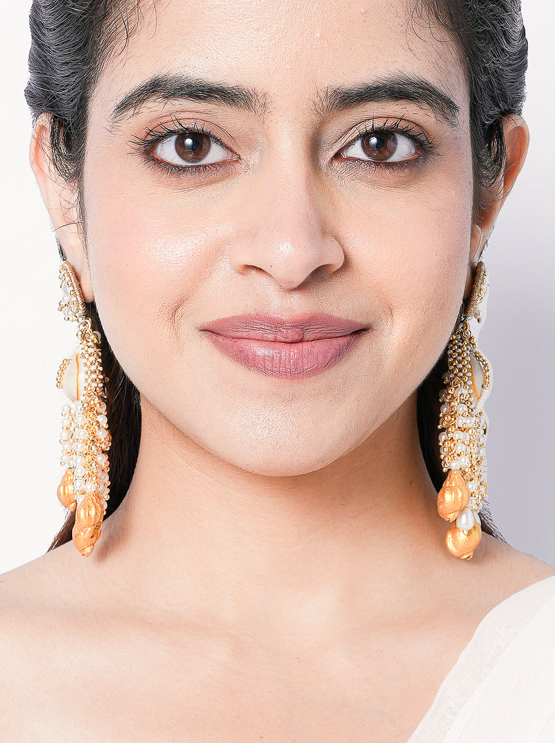 Bebo Shell Statement Earrings