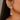 Charvi Crystal Statement Earcuff handcrafted in antique gold featuring crystal bead embroidery, sparkling crystal drops and an elegant ear-hugging design for bridal and festive occasions.