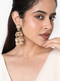 Darpan Ethnic Mirror Earrings