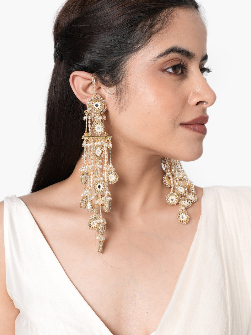 Darsana Mirror Work Earrings