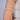 Diva handmade pearl bajuband with gold-tone layered chains and delicate faux pearl detailing worn on the upper arm.