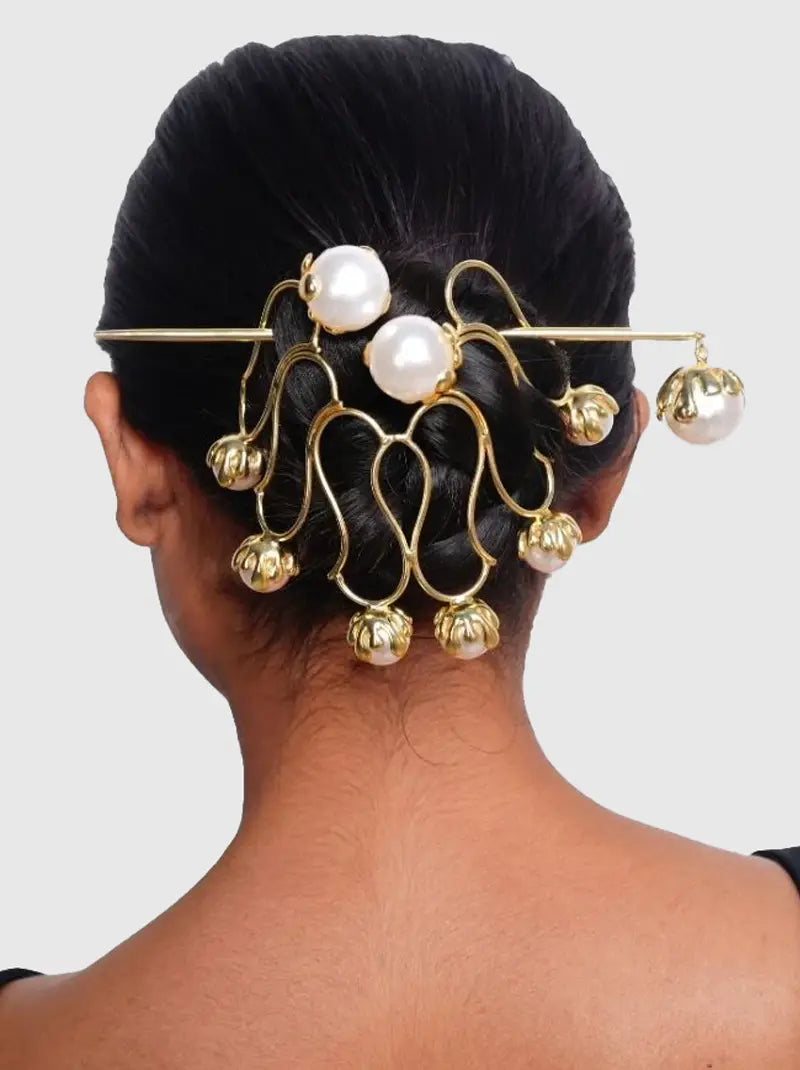 Drip Pearl Bun Accessories