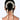 Gita Bun Hair Accessory featuring ivory shell-inspired floral motifs, faux pearls, gold-tone beads and cascading strands styled around a bun.