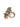 Khurmi Antique Statement Ring featuring a shell-inspired centerpiece with handcrafted bead embroidery and an antique dual-tone finish for bridal and festive wear.