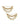 Kritika Crystal Ear Chain handcrafted in antique gold finish featuring layered cascading chains, crystal drops and metallic bead accents for bridal, wedding and festive hairstyles.
