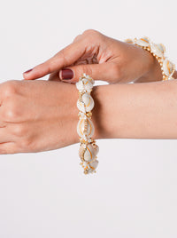 Kuhu Shell Wedding Bangles