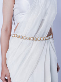 Motichoor Pearl Saree Belt
