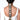 Nandita Shell Embroidered Hairpiece featuring white shell motifs, pearl beadwork, gold-tone detailing and decorative tassels styled on a long hairstyle.