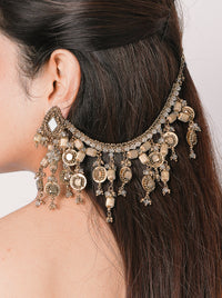 Nilaya Designer Mirror Earrings