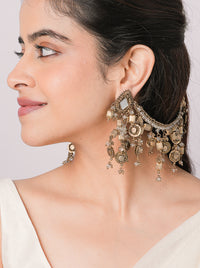 Nilaya Designer Mirror Earrings