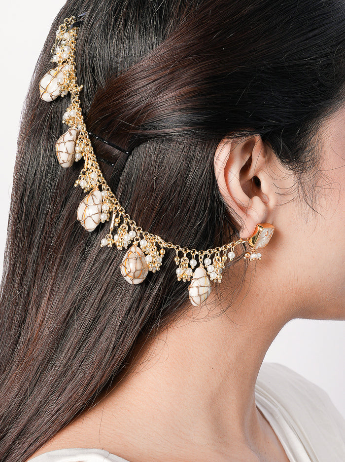 Para Beaded Ear Chain