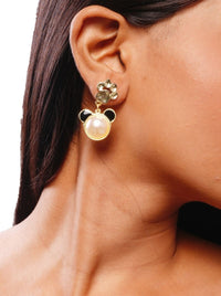 Paw Panda Earrings