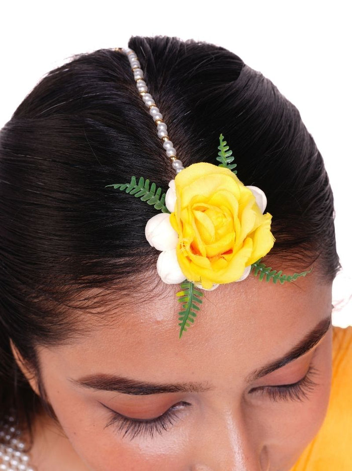 Saroja Maangtika - Haldi Jewellery