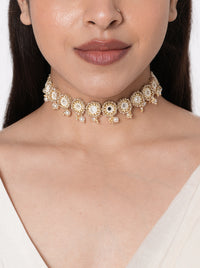 Sitara Mirror Pearl Choker