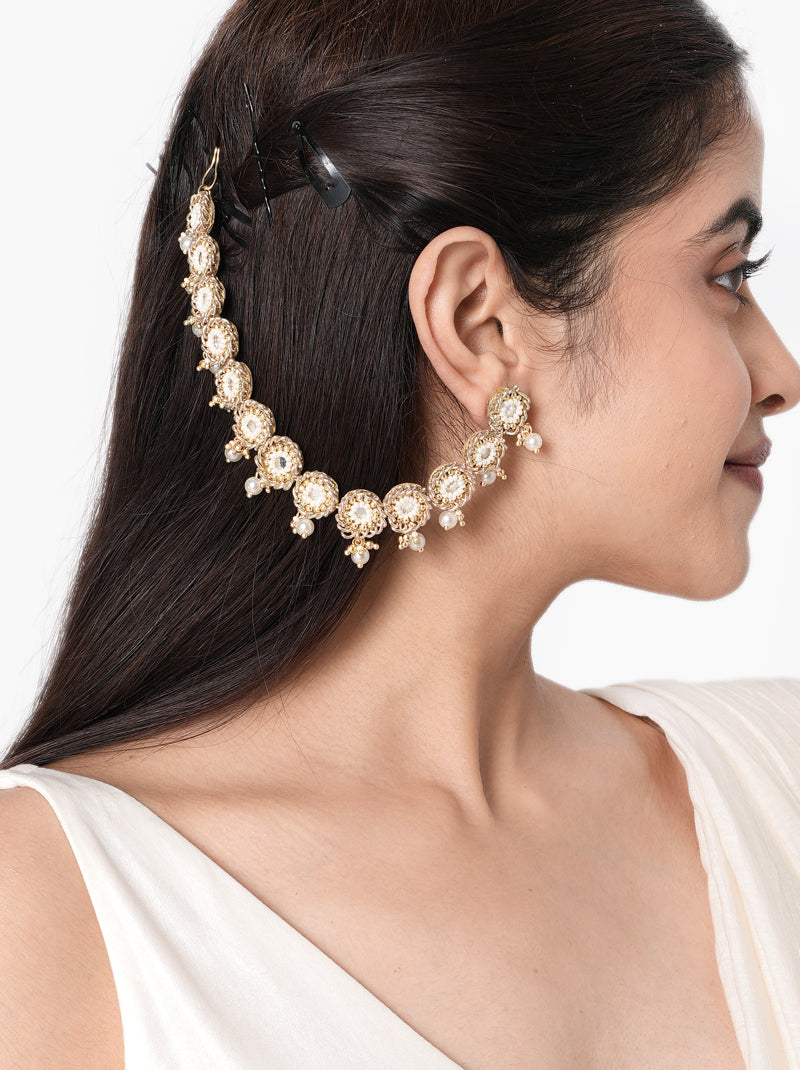 Sitara Mirror Statement Earrings