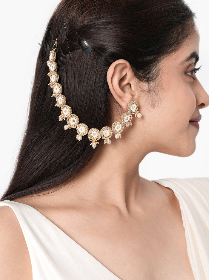 Sitara Mirror Statement Earrings