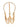 Suhasini Handmade Beaded Hairband featuring faux pearls, shell-inspired bead accents, cascading gold-tone chains and elegant bridal hair ornament detailing.
