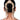 Tina Bun Hair Accessory featuring ivory shell-inspired floral motifs, faux pearls, gold-tone beads and cascading strands styled around a bun.