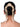 Tina Bun Hair Accessory featuring ivory shell-inspired floral motifs, faux pearls, gold-tone beads and cascading strands styled around a bun.