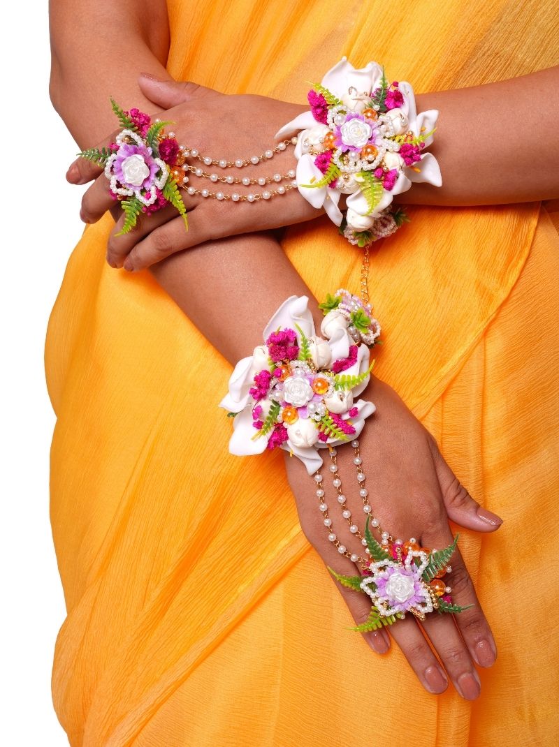Vanmala Hathphool - Haldi Jewellery