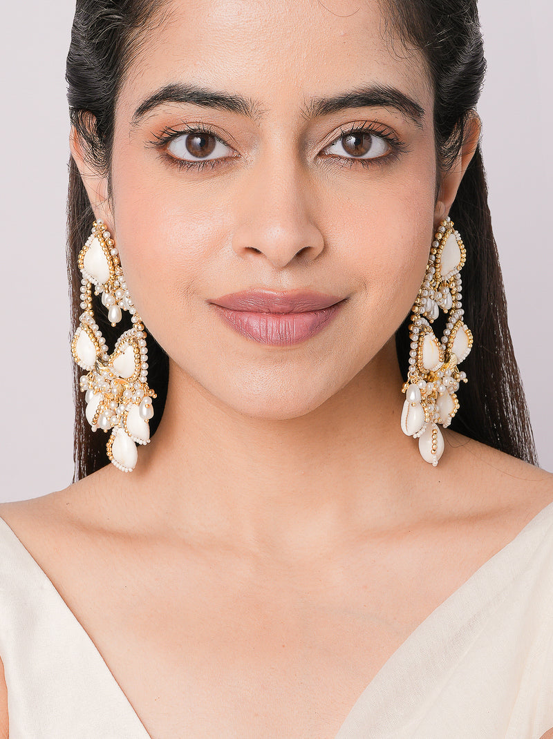 Wariya Cowrie Shell Earrings