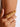 alba beaded statement ring in gold tone finish