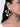 Amoeba Handmade Statement Earrings featuring an abstract black and white handcrafted design with a glossy finish, oversized contemporary silhouette, and bold designer styling.