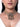 Model wearing Anantika Antique Statement Choker featuring intricate floral motifs, glass stone accents, cascading handcrafted details and an elegant antique tone finish.