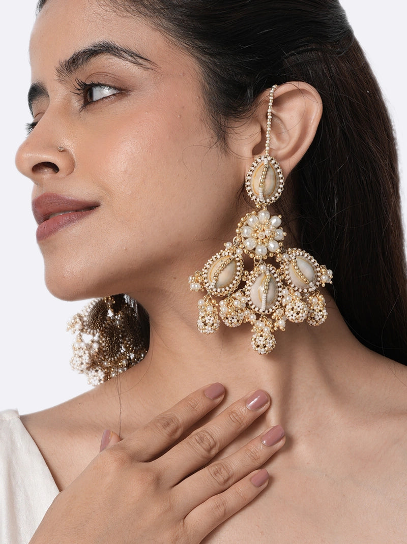 Ananya Pearl Shell Earrings