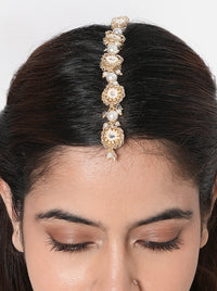 Darpan Mirror Pearl Maangtika