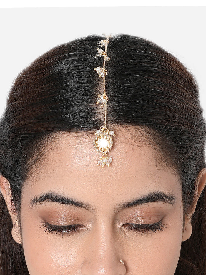Darsan Ethnic Mirror Maangtika
