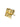 Blocky Designer Statement Ring in gold tone finish