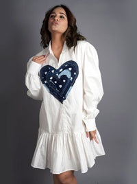 Denim Heart Dress