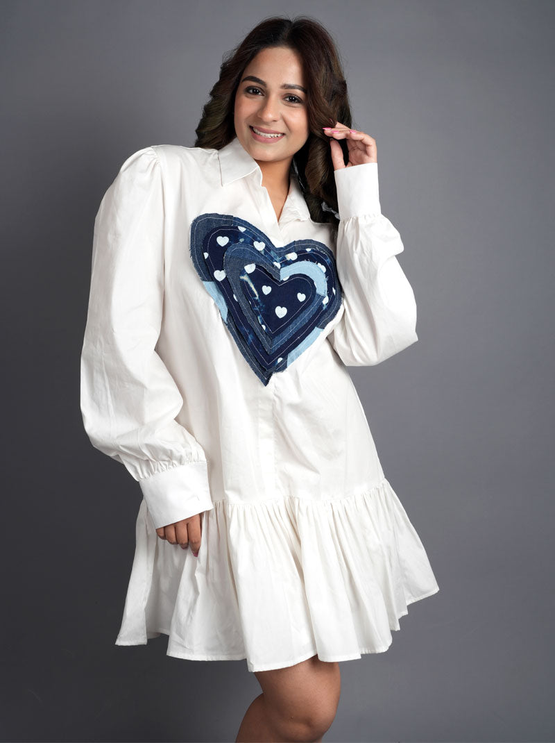 Denim Heart Dress Denim Heart Dress