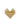 dil heart statement ring in gold tone finish