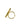 dil heart statement ring in gold tone finish