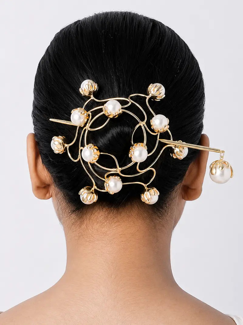 Meher Pearl Hair Bun