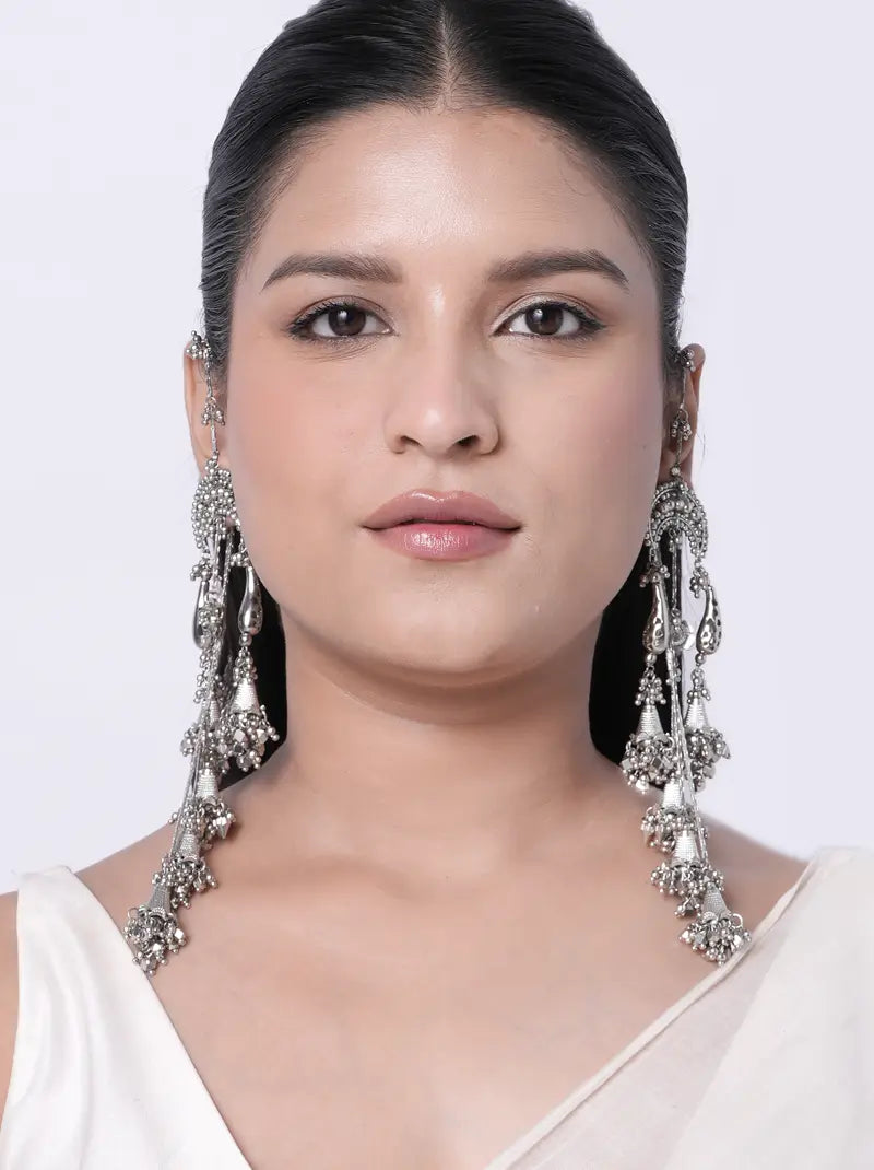 Goonj Beaded Statement Earrings