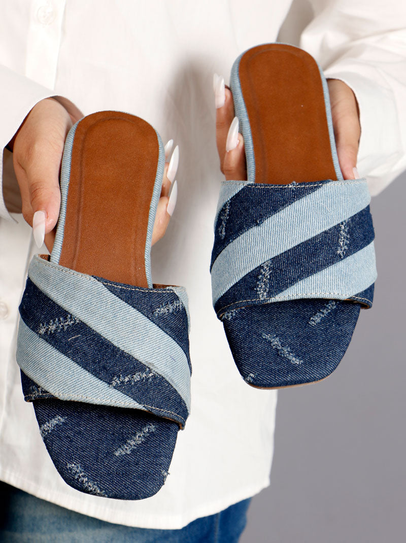 Izzy Denim Flats