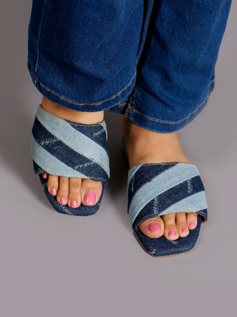 Izzy Denim Flats