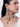 Model wearing Lara Crystal Tassel Earrings featuring crystal-studded round tops with cascading teardrop tassels in a Silver Tone Finish.