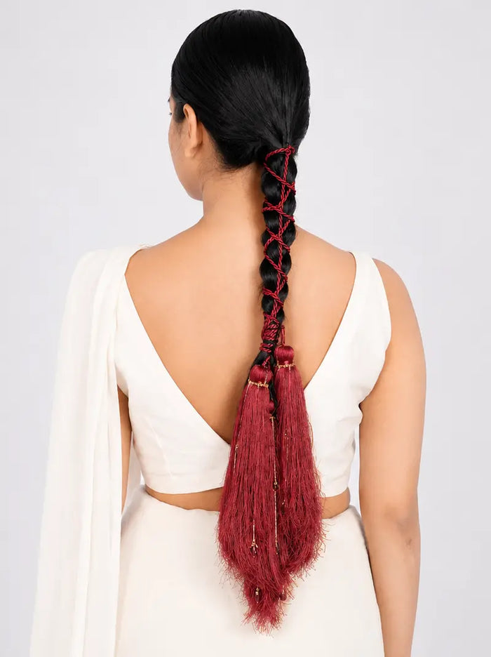 Mariya Designer Hair Parandi | Traditional Bridal Hair Accessory