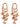 Nivasini Floral Bridal Kaleera featuring handcrafted resin flowers, faux pearls, cascading tassels, and a luxurious gold tone finish for weddings, mehendi, and bridal celebrations.