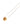 Oriana Crystal Ball Necklace featuring a handcrafted crystal sphere pendant in an elegant gold tone finish, perfect for contemporary everyday and occasion styling.