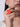 Model wearing Polka Pearl Statement Ring featuring a bold coral red abstract design with faux pearl accents and an adjustable handcrafted statement band.